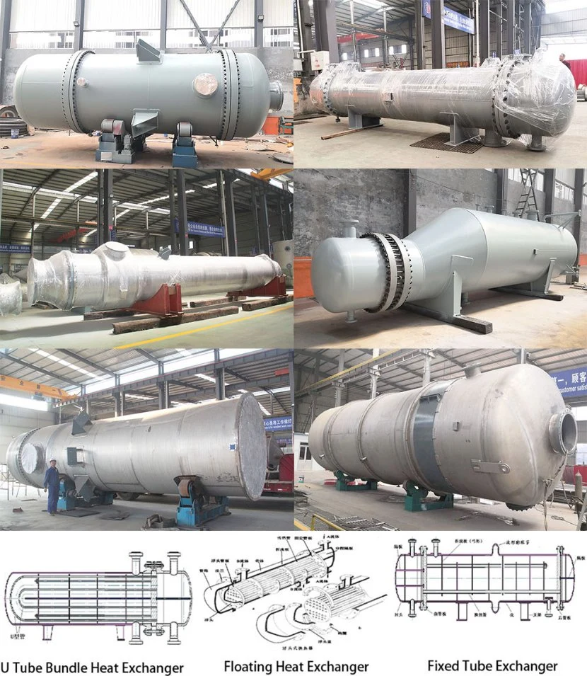 Titanium Nickel Crabon Steel Zirconium Industrial Heat Exchanger Pressure Vessel